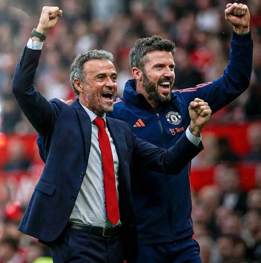 曼联密谋力邀恩里克，1200万年薪成障碍！卡里克再赢5场或可打动拉爵